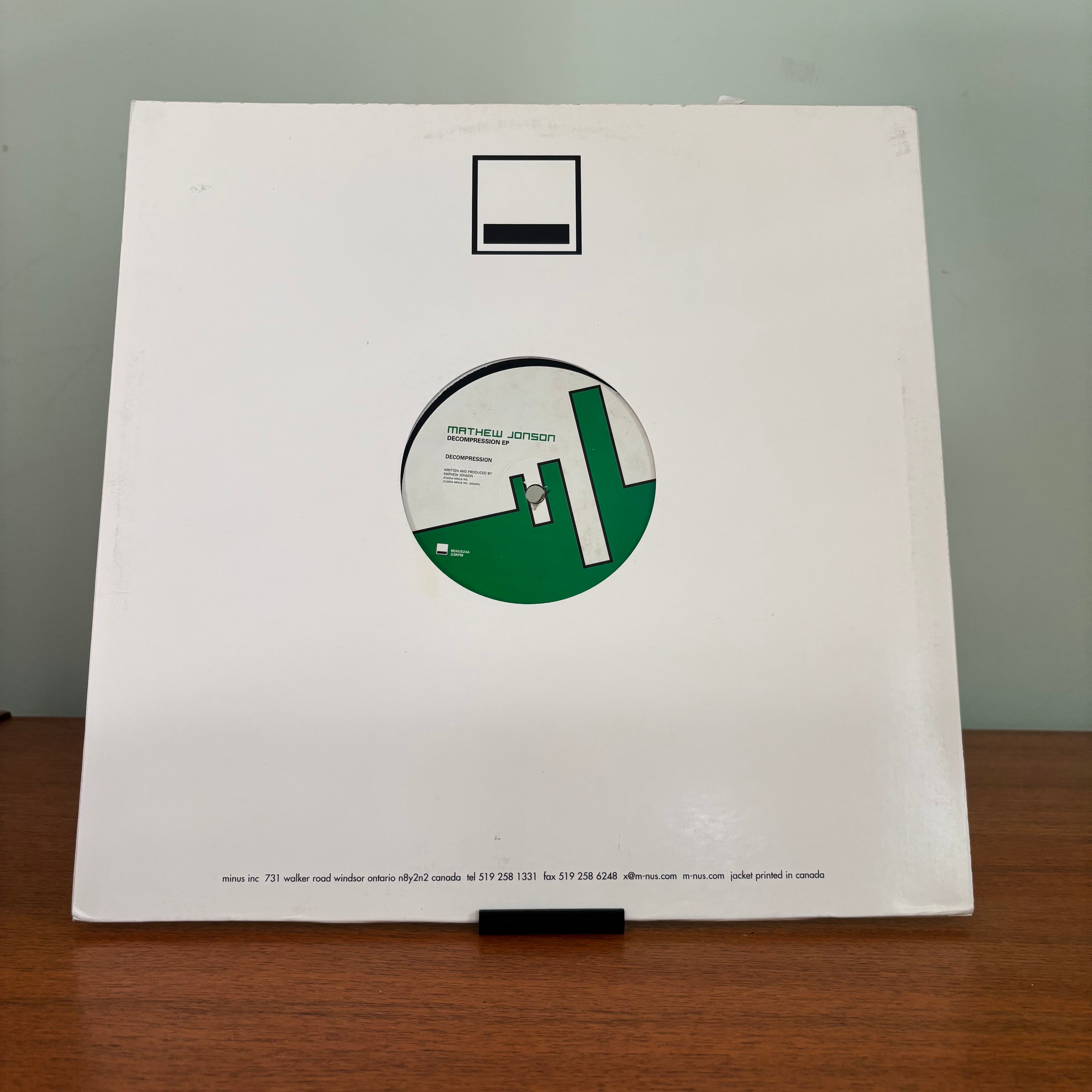 Mathew Jonson - Decompression EP [M_nus]